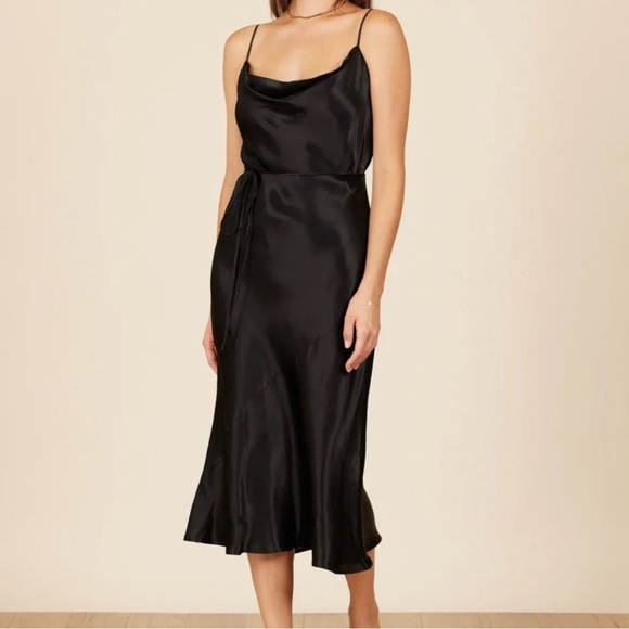 Park & Fifth Dresses & Skirts - Waldorf Dress in black satin
